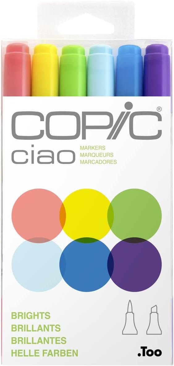 Copic Ciao, Alcohol Marker 6pc sets, Portrait - Image 1
